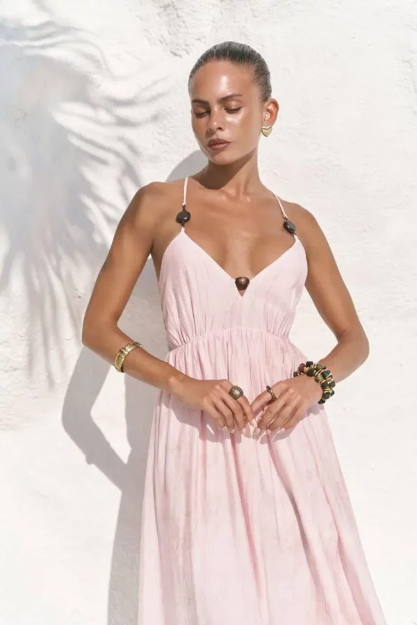 Robe nuage rose